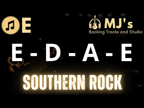 Catchy Southern Rock in E | 85 bpm | Guitar Backing Track