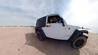 preview picture of video 'Jeep Wrangler sandy beach drive in Mexico ( Sonora desert )'