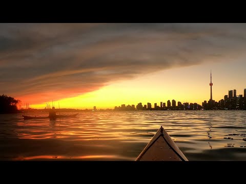 2020-09-02 Toronto Island Sunset and full Moon