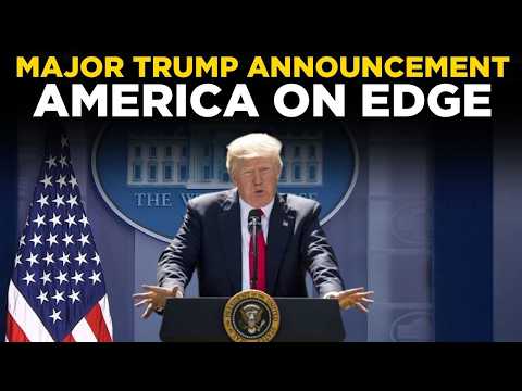 US NEWS LIVE: Trump's Most Explosive Speech From White House,  All Eyes on Washington | TRUMP NEWS