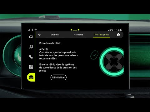 Renault Twingo - vidéo tutorielle - l'avertisseur de perte de pression des pneumatiques