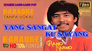 Download lagu YANG SANGAT KU SAYANG - Rano Karno - KARAOKE HD [4K] Tanpa Vocal mp3