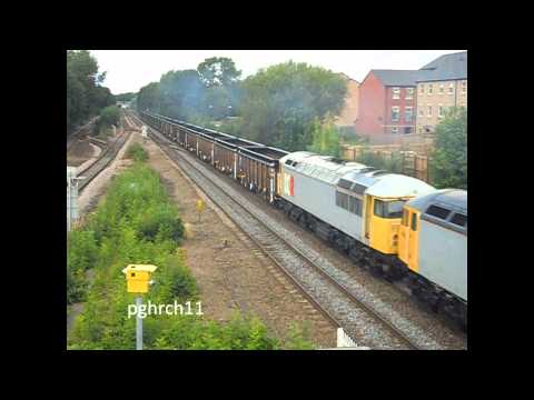 56303/56312/56311 6Z56 Chaddesden Sidings - Barrow Hill test run - Spondon - 4th August 12