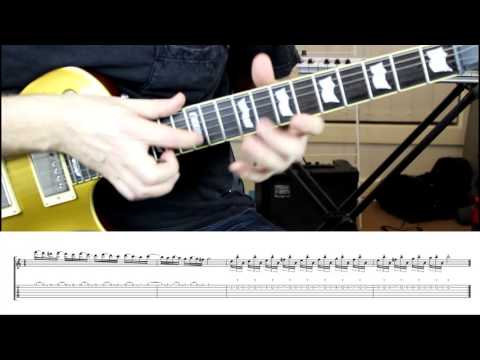 Joe Satriani style lick lesson with TAB