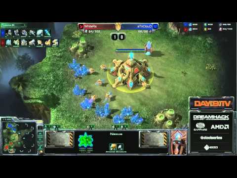 White Ra P vs ClouD T G2 Dreamhack Winter Group D   Day 1