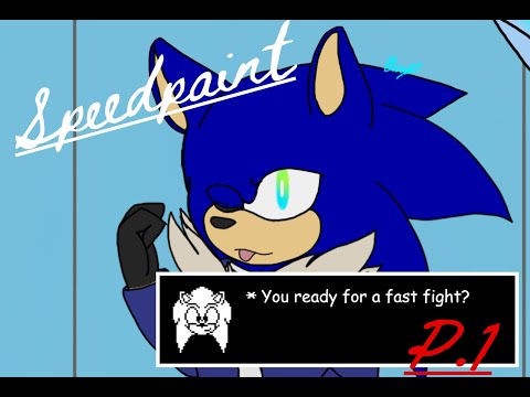 [Speedpaint] Differentshift - Sonic [Part 1]