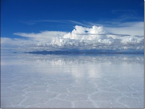 Очень необычное озеро Солончак Уюни. Боливия(Salt lake, Marsh Uyuni. Bolivia)