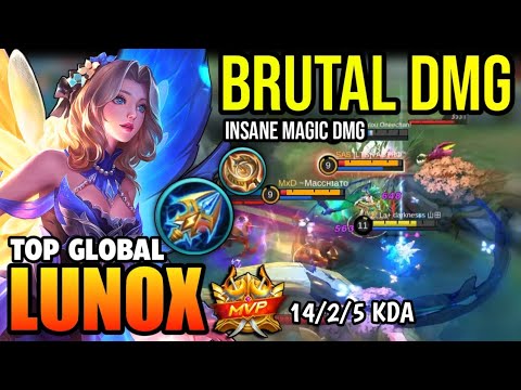 LUNOX BEST BUILD 2023 | TOP GLOBAL LUNOX GAMEPLAY | MOBILE LEGENDS ✓