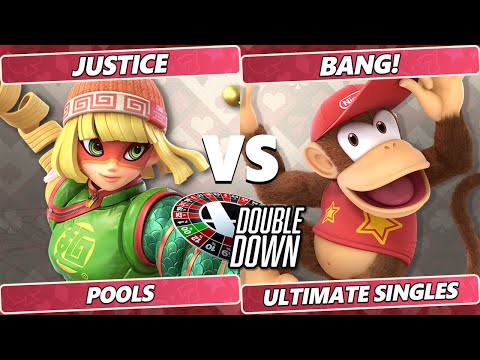 Double Down 2022 - Justice (Min-Min) Vs. BANG! (Diddy Kong) SSBU Smash Ultimate Tournament