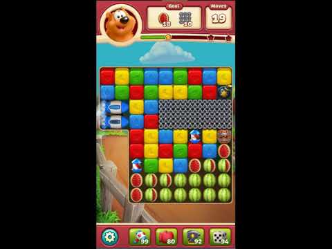 Toon Blast Level 3539 - NO BOOSTERS 🐻🐺🐱 | SKILLGAMING ✔️