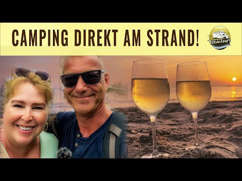 Camping Toskana  direkt am Meer, Camping Tripesce . Stellplatzführung, Vada und weiße Strände !