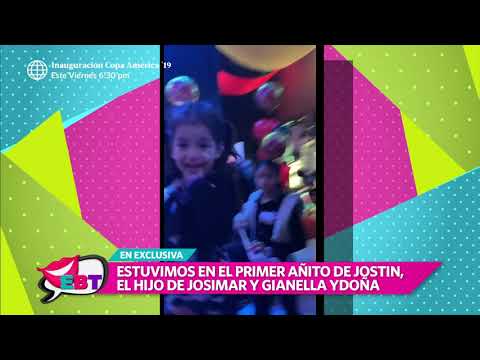 Josimar Fidel y Gianella Ydoña celebraron juntos el primer año de su hijo