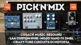 Video thumbnail for LAA Custom NV81, Mojo Hand DMBL, Crazy Tube Circuits Echotopia, Cusack Resound – TPS Pick'N'Mix by That Pedal Show