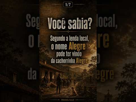 Você sabia? Alegre - ES #Brasil #EspíritoSanto #Alegre #ZucchettonaEstrada #vocesabia #curiosidades