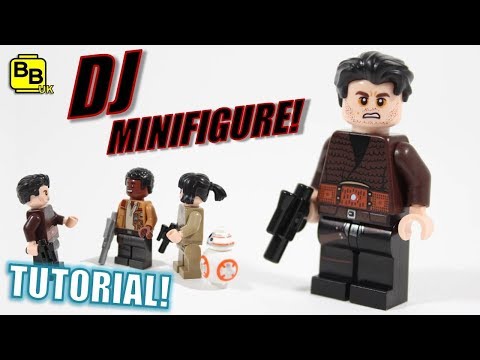 DJ MINIFIGURE CREATION!! LEGO STAR WARS THE LAST JEDI Video
