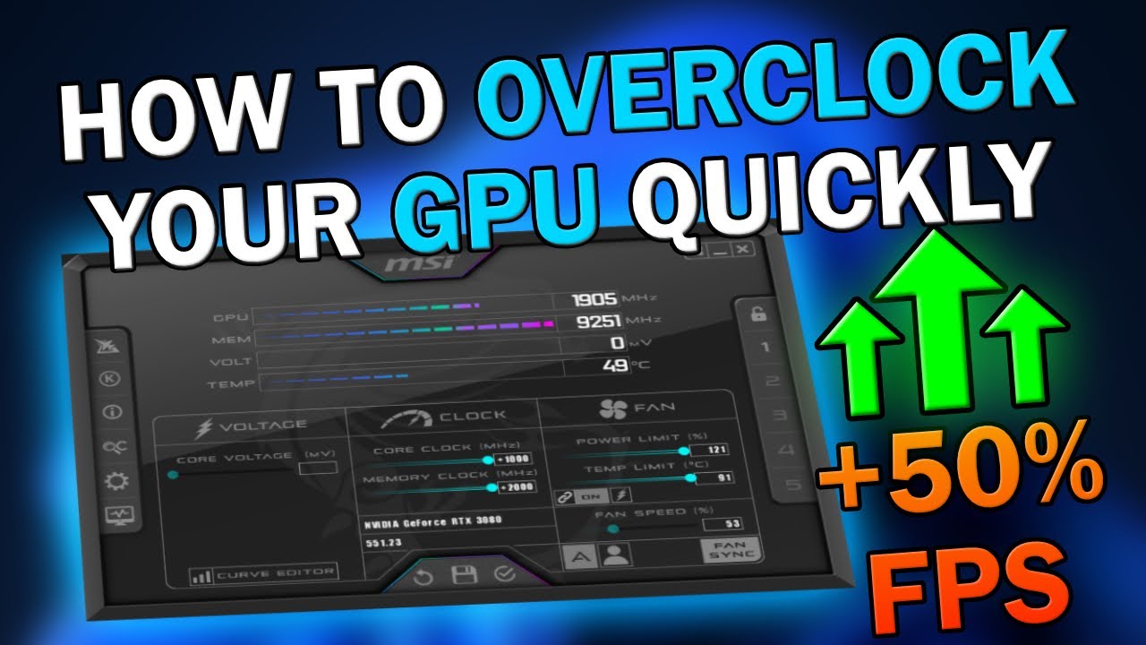 GPU Overclock Quick Guide 2024⚡