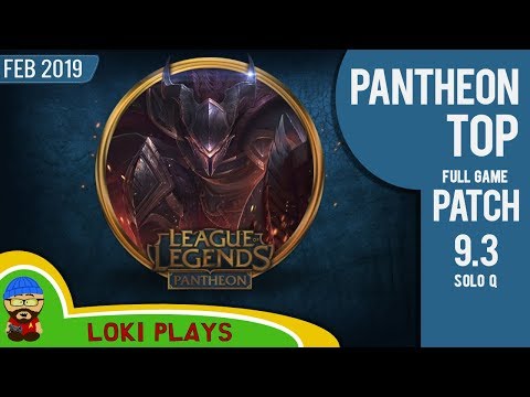 Pantheon (vs Jhin) Top Lane - Patch 9.3 - League of Legends - Spear vs Gun