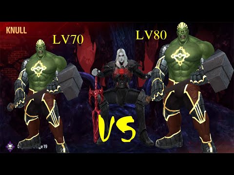 HULK VS KNULL | HULK LV70 VS HULK LV80 | HULK WBL | MARVEL FUTURE FIGHT