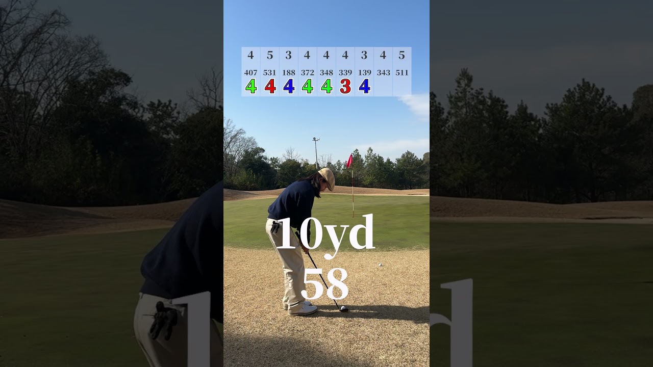 70台のリアル　ワールドカントリーゴルフクラブ16-18H#ゴルフ #ゴルフスイング #golf #70台のリアル