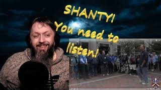 Reaction to an ABSOLUTELY BRILLIANT SHANTY &quot;Roll the Old Chariot&quot; performed by David Coffin!!