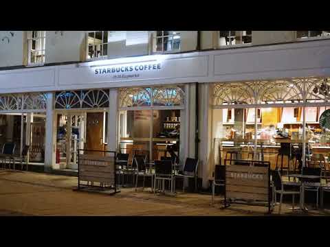 Best Starbucks Ambience with Snow and Relaxing Jazz Music for Study, Work, Relax