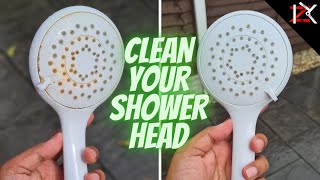 How To SUPER Clean Your Shower Head | Easy Limescale Remover | Shower Head Restoration | OLD TO NEW