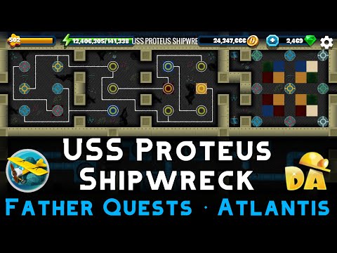 USS Proteus Shipwreck | Father Atlantis #17 | Diggy's Adventure