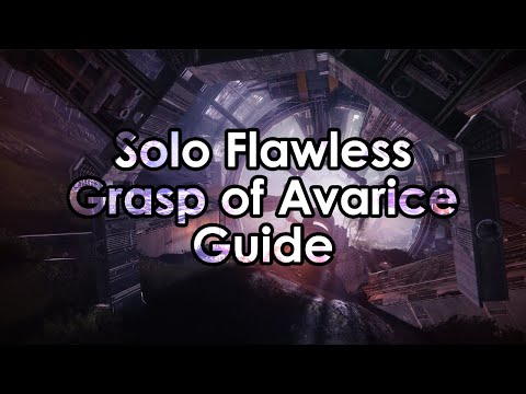 Destiny 2: How to Solo Flawless The Grasp of Avarice Dungeon