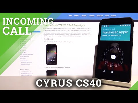 CYRUS CS40 and Calls Options – Manage Incoming Calls