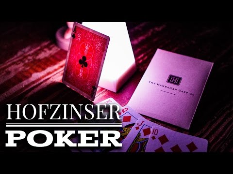 Hofzinser Poker By Jeremy Hanrahan