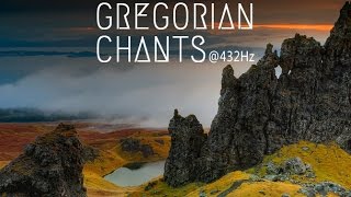 Gregorian Chants at 432Hz | 3 Hours of Healing Music