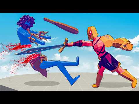 GLADIATOR  vs EVERY UNITS | Totally Accurate Battle Simulator-TABS