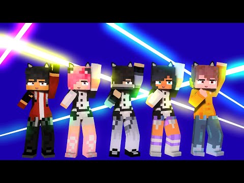 TUTU COUPLE MAID SEXY DANCE | APHMAU, KC, AARON, NOI, ZANE - MINECRAFT ANIMATION #shorts