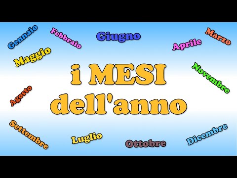 I mesi dell'anno - Canzoni di Nuovi Sogni