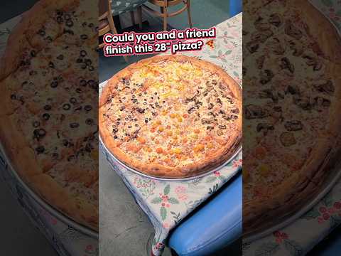 Biggest Pizza in the High Desert - 28" Pizza at Valentino's Pizzeria