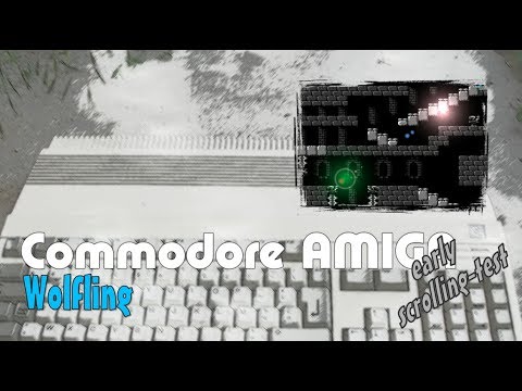 Commodore Amiga -=Wolfling=- early scrolling-test