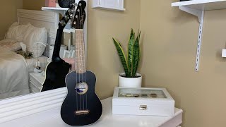 Video thumbnail for Episode 6: Unboxing; Fender Venice Soprano Ukulele  Black + ME singing👋🏼 by Cham Bu