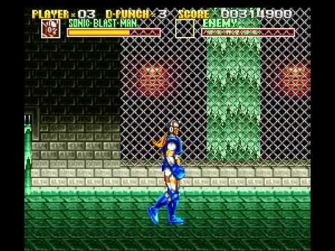 Sonic Blast Man Super Nintendo