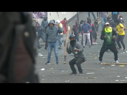 Clashes erupt in Ecuador between protesters and police | AFP