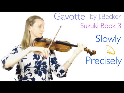 Becker Gavotte - the way your teacher wants you to play it!