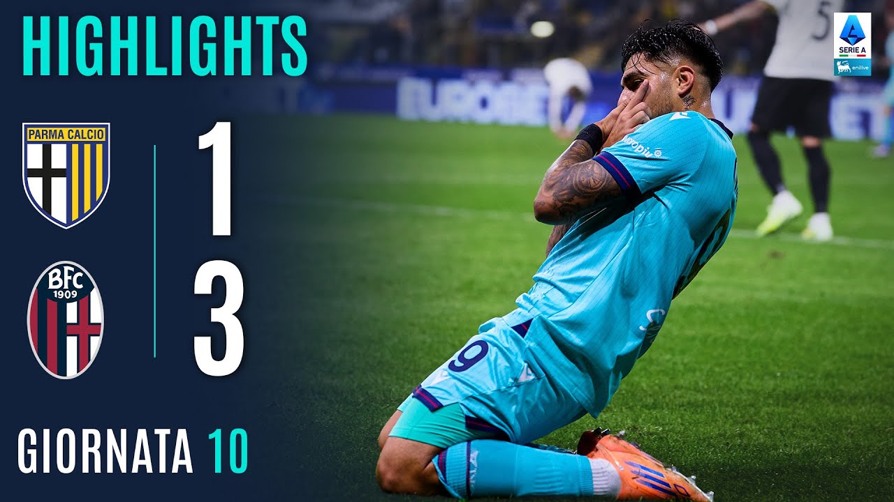 PARMA-BOLOGNA 1-3 | HIGHLIGHTS | 10ª GIORNATA | SERIE A ENILIVE 2025/26