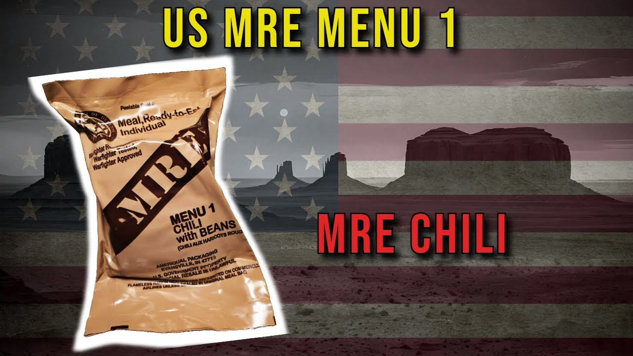 🇺🇲 | 2019 US MRE Menu 1 Chili With Beans - MRE Review