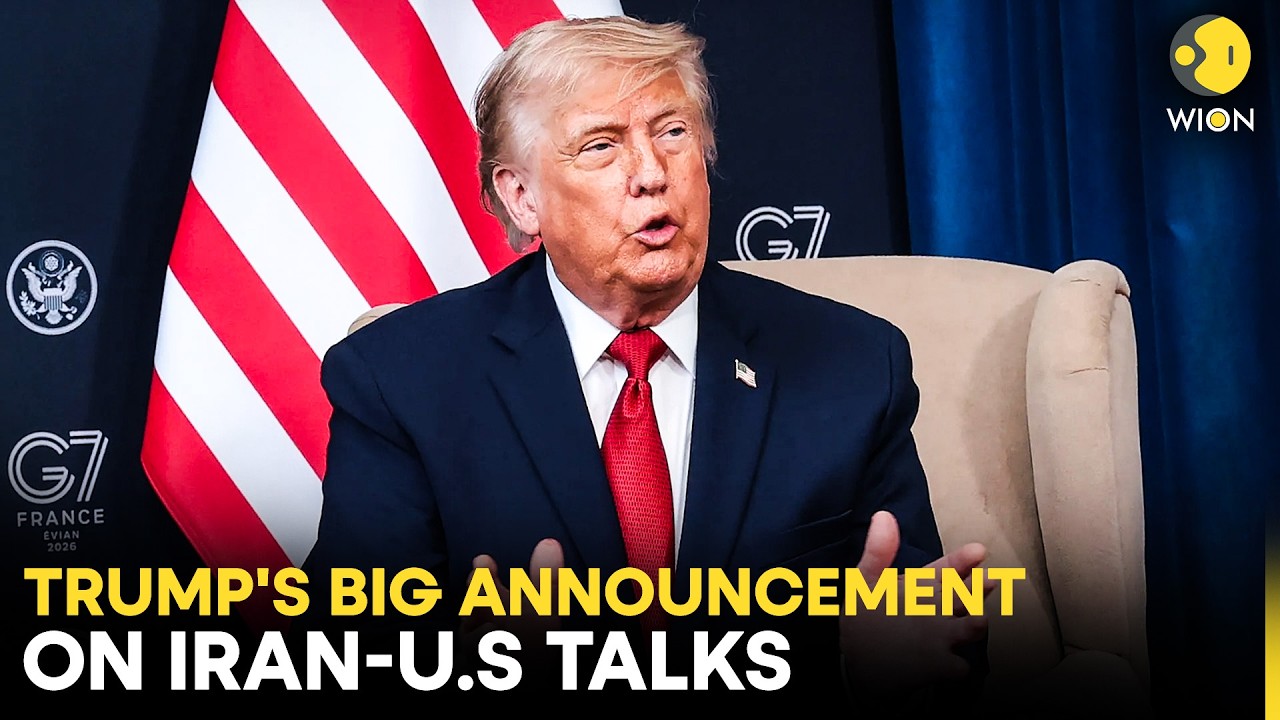 Iran US Talks LIVE: US President Donald Trump Speaks To Media on Iran US Talks | WION Live