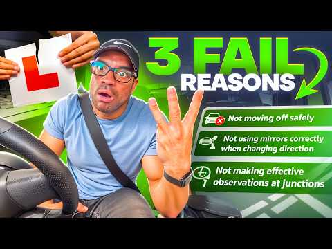 DVSA Reveals Top 3 Reasons People Fail Their Driving Test