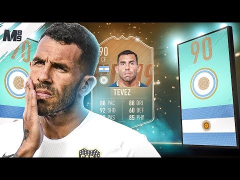 FIFA 19 FLASHBACK TEVEZ REVIEW | 90 FLASHBACK TEVEZ PLAYER REVIEW | FIFA 19 ULTIMATE TEAM