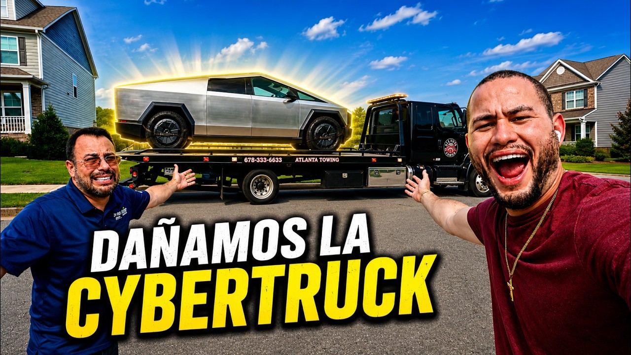 CYBERTRUCK SE DAÑÓ (QUE HICIMOS?) ATLANTA DIA 4