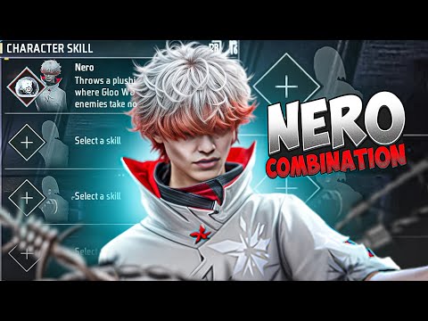 TOP 3 ( DEADLY COMBINATION ) FOR NERO CHARCTER || FREE FIRE RANK PUSH CHARACTER COMBINATION