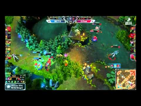 LOL CHAMPIONS SUMMER 2014 (CJ Frost vs. SKT T1 S) Match1