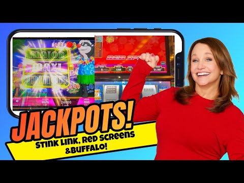 Awesome Jackpot on NEW Stink Link Slot plus Red Screens!