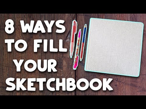 How to Start (& FILL) Your Sketchbook! Video